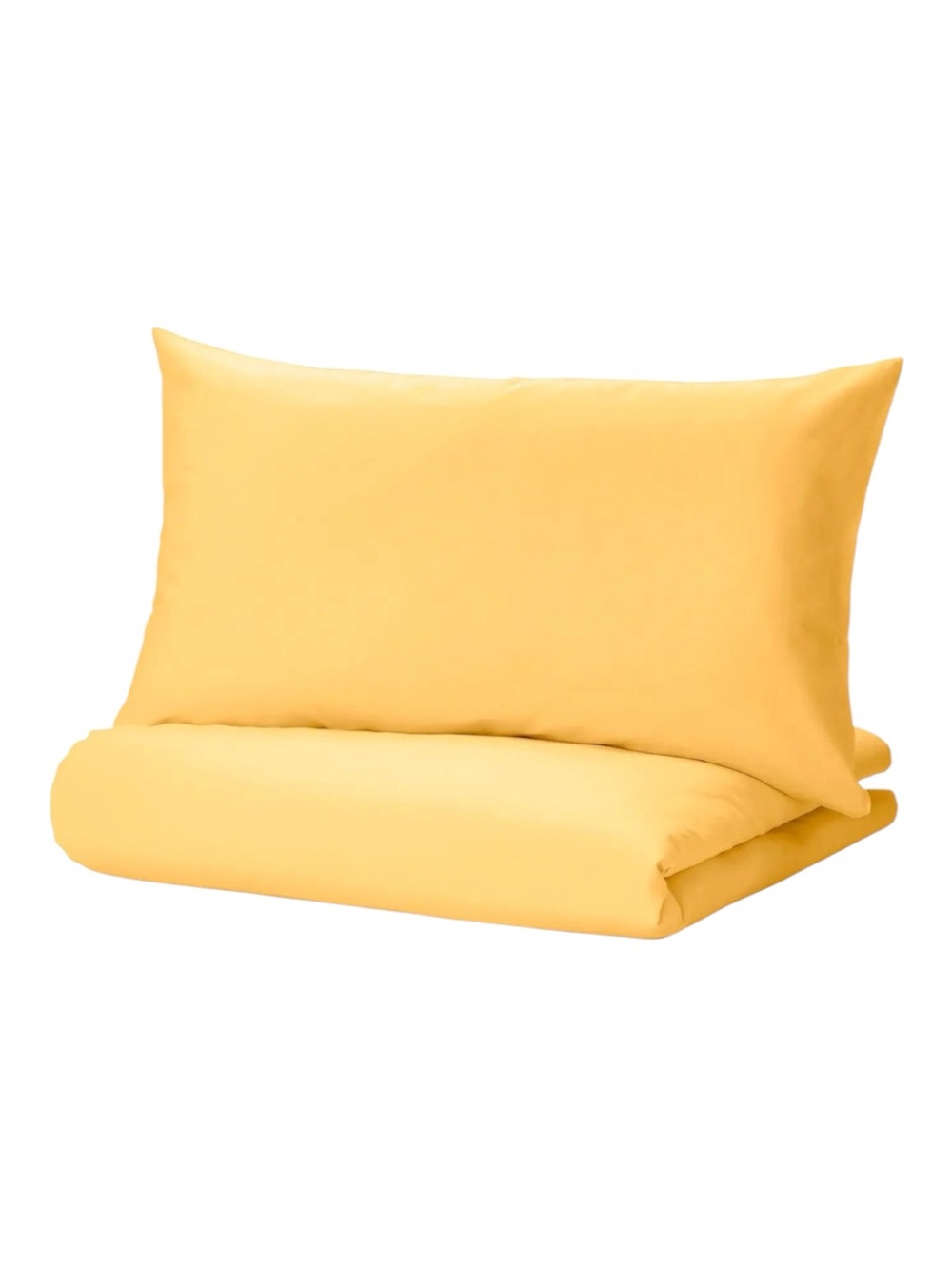 IKEA NATTSVÄRMARE Yellow Duvet Cover & 2 Pillowcases Full/Queen Bedding Set New